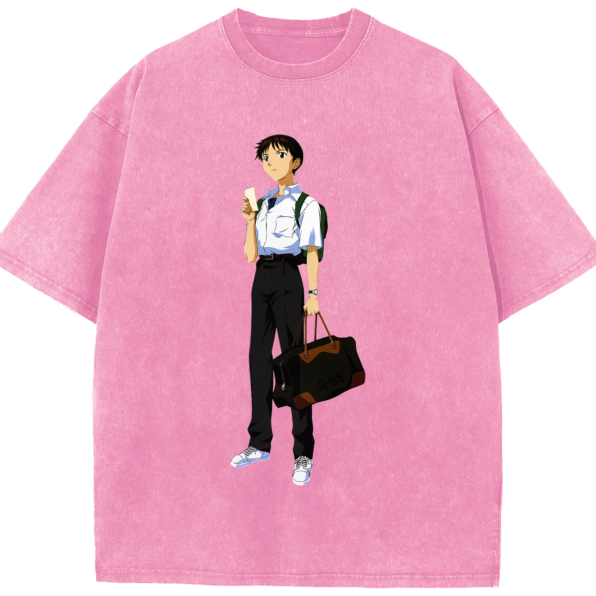 （画像用） EVA 新世紀エヴァンゲリオン 綿100% ヴィンテージ風 半袖Tシャツ（フロントプリント）